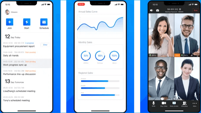 VooV-Besprechung auf dem iPhone