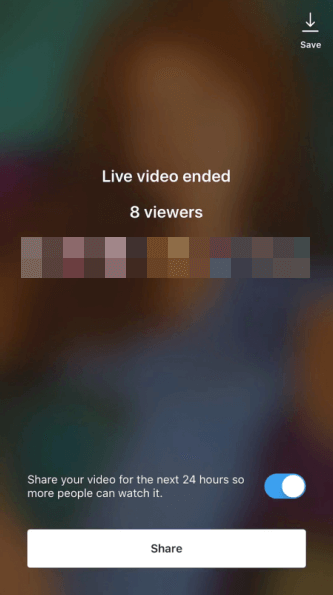 watch insta live replay