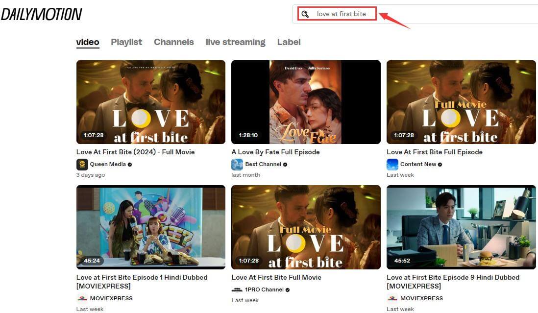 watch love at first bite dailymotion