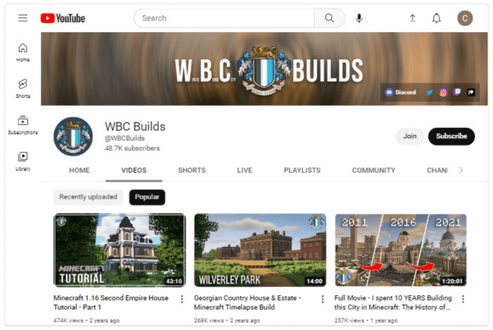 WBC cria canal no YouTube