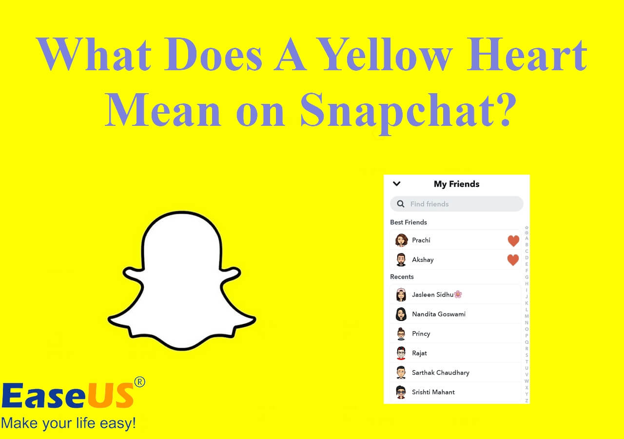 What Does A Yellow Heart Mean on Snapchat? [Are U Friends?]