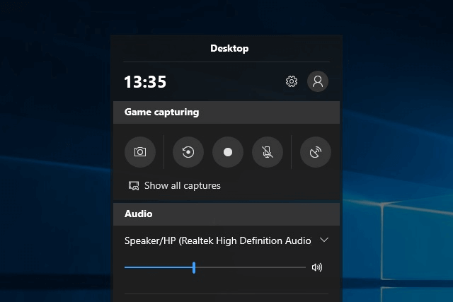 windows 10 built in game bar