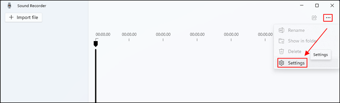 windows 11 sound recorder settings