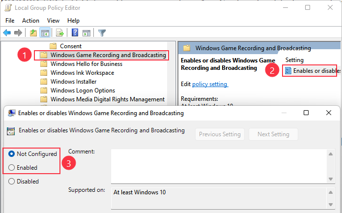 windows local grop policy editor
