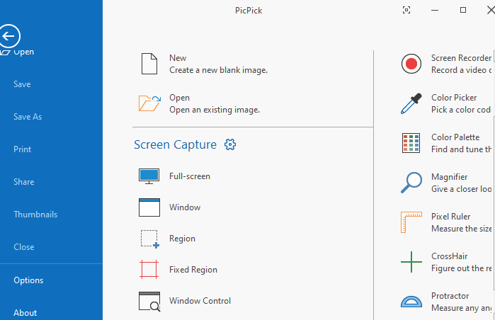windows snipping tool picpick