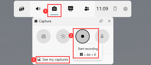 xbox game bar recording