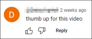 youtube comment without lc