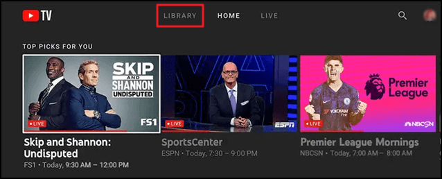 مكتبة تلفزيون يوتيوب