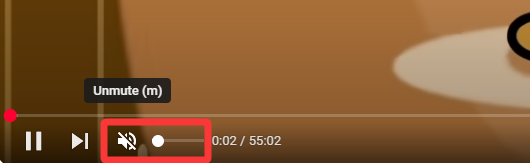 youtube ativar som
