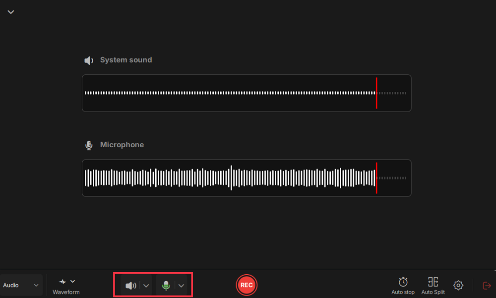 choose audio source