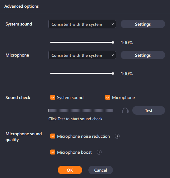 Choose noise reduction tool