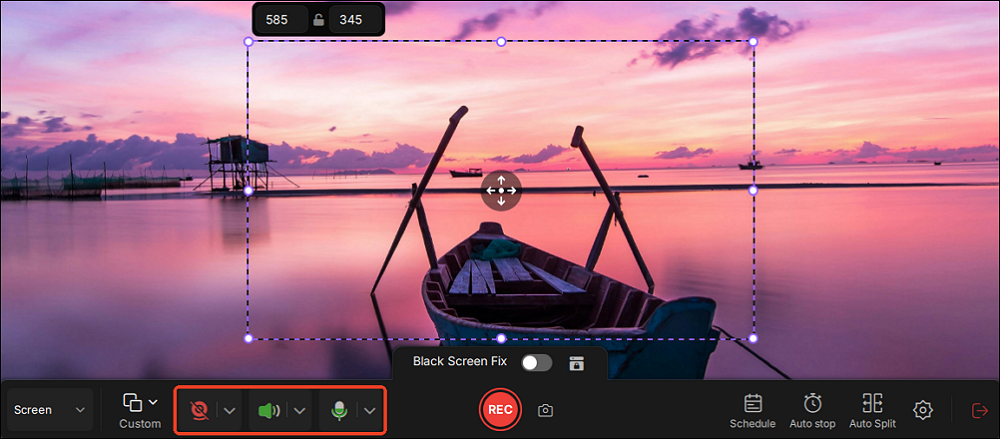 record screen with audio and webcam