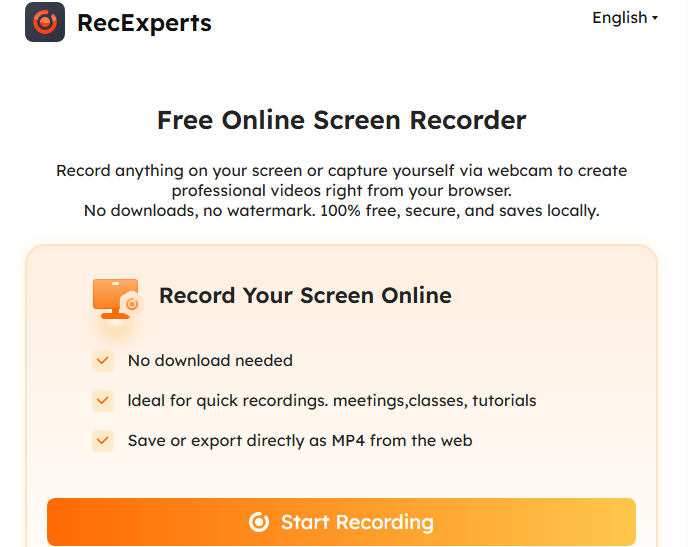 easeus online free screen recorder
