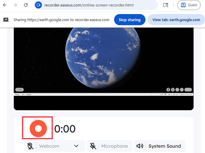 easeus online recorder