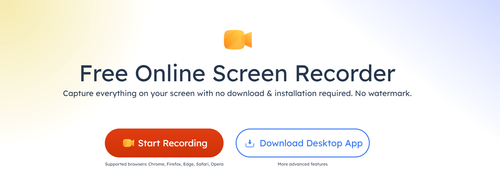 Free Online Screen Recorder