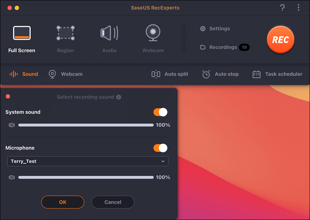 select audio source