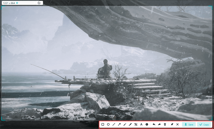 easeus screenshot edit and save screenshot