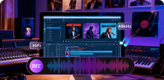 high fidelity audio recording