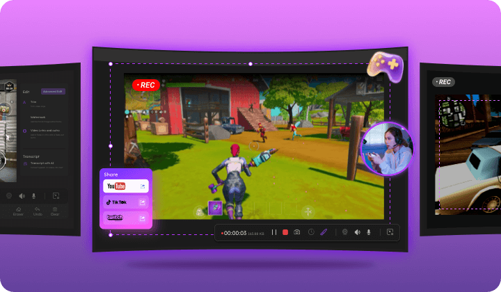 Create Gaming & Reaction Videos