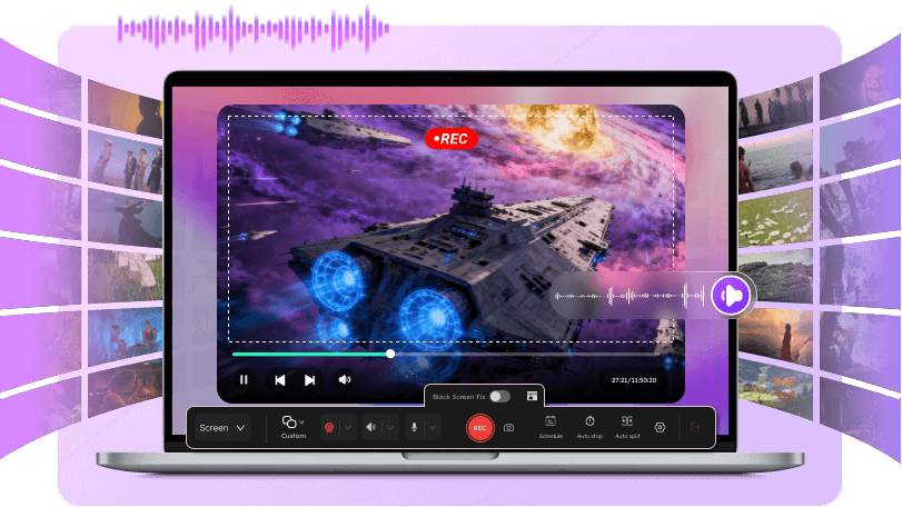 streaming video recorder banner