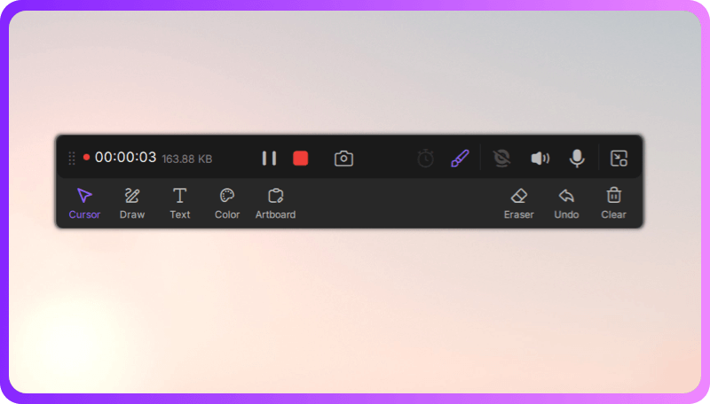start recording videos