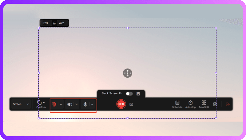 choose recording sources