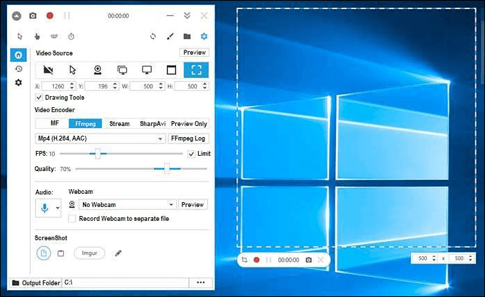 registratore schermo pro per win10