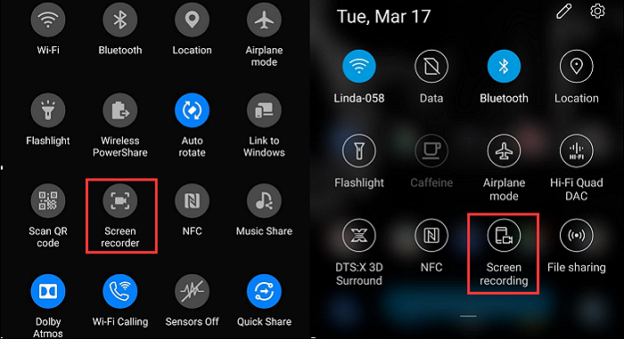 registratore integrato Android
