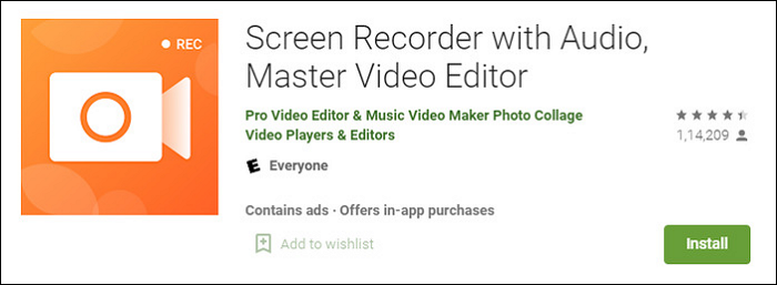 Registratore dello schermo principale per l'acquisizione dello schermo Android