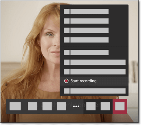 registrare teams meeting con desktop app