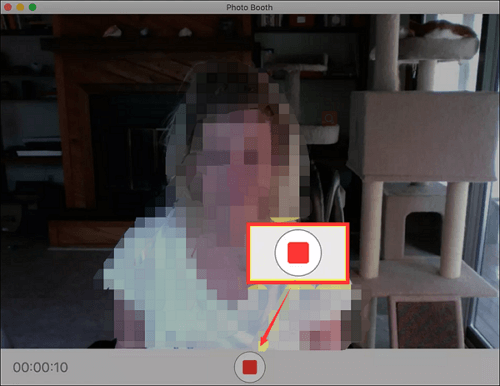 Registrare la webcam su Mac usando Photo Booth