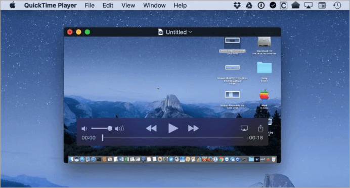 registrare video con telecamera esterna quicktime