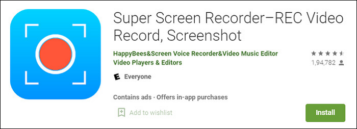 Super registratore dello schermo