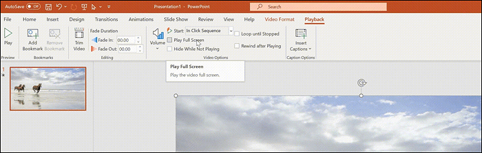 powerpoint registra audio e video