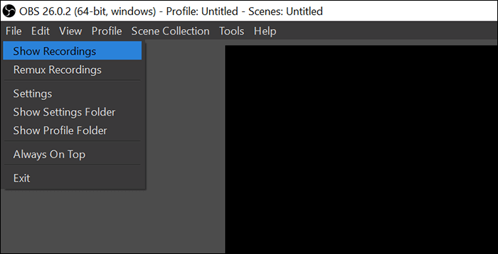 accedi all'audio del videogioco su obs