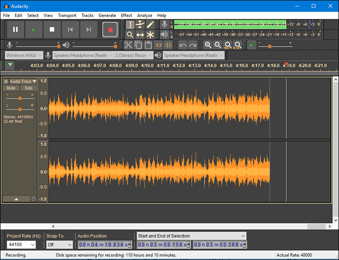 audacity無料録音ソフト