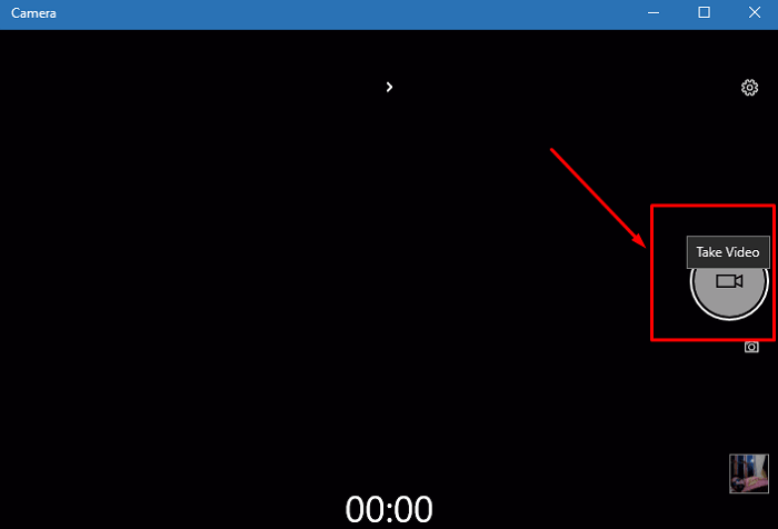 カメラアプリで画面録画を行うステップ2