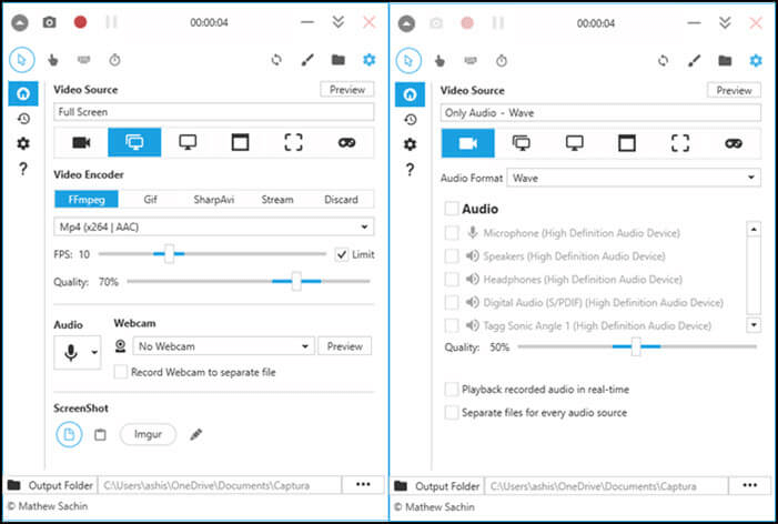captura録画ソフト