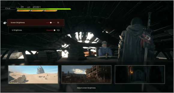 グラフパラメーターの調整 FF16