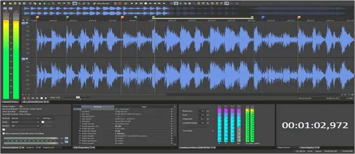Sound Forge Proインターフェース