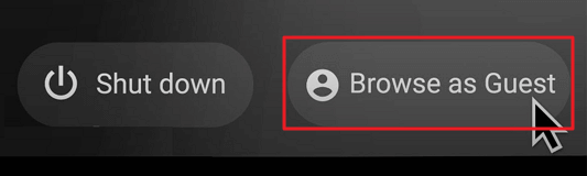 ゲストアカウントを使用する