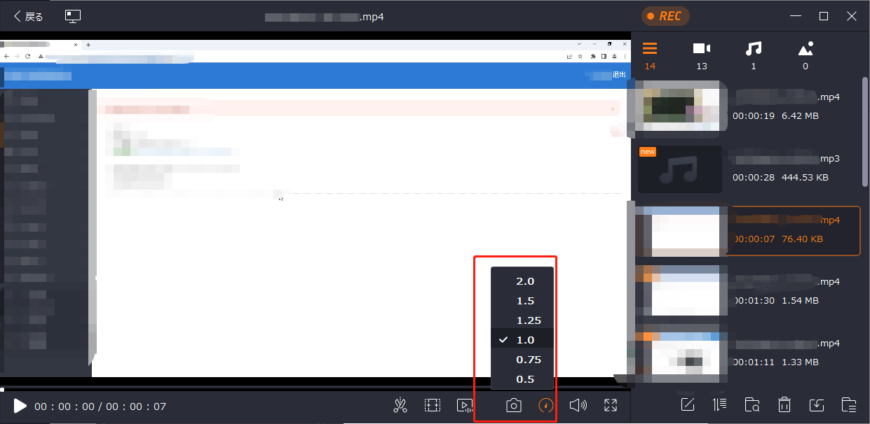EaseUS RecExpertsを使用してビデオを再生する