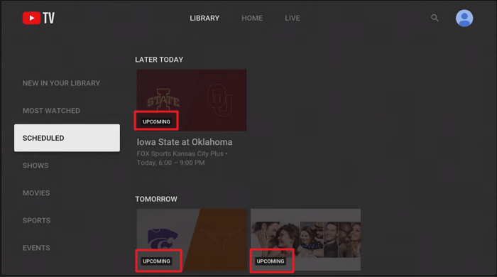 ユーチューブTV