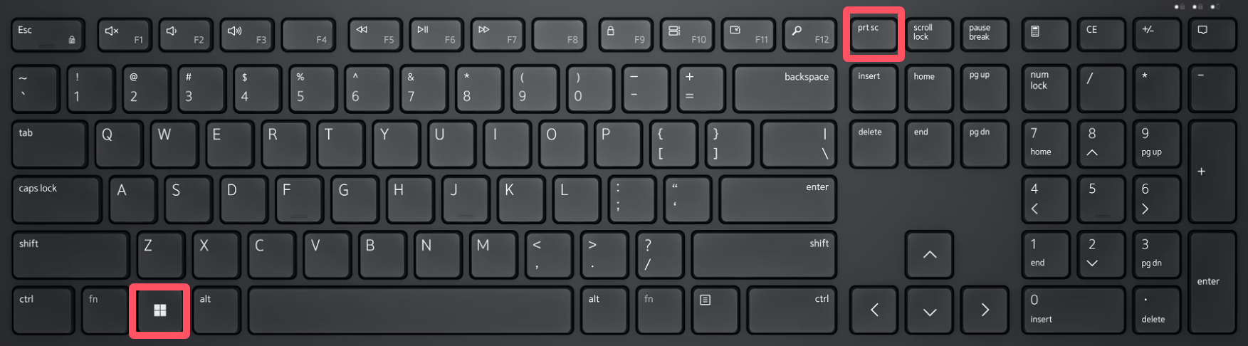 Windows + Print Screen