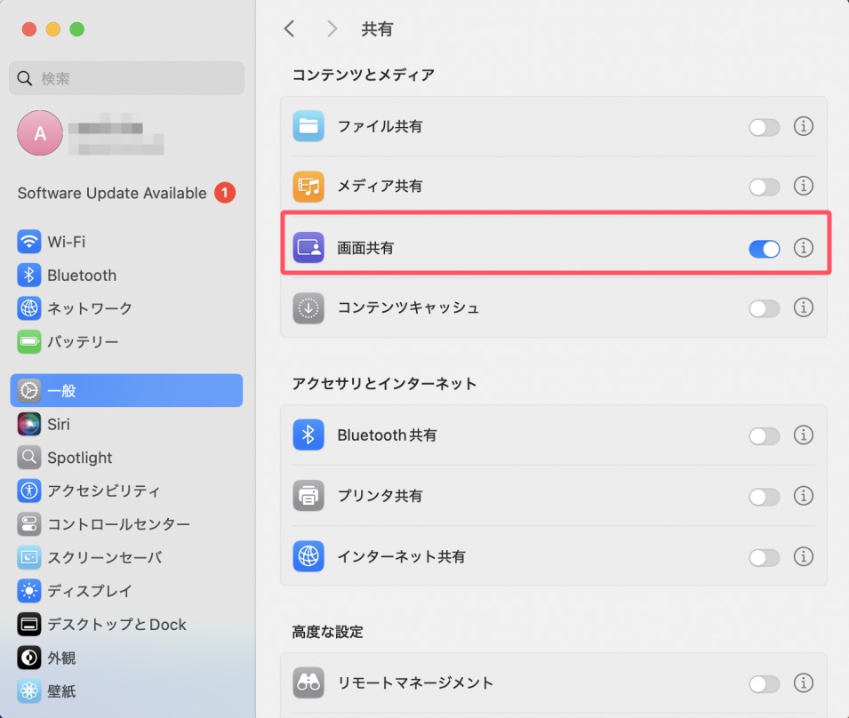 Enable Screen Sharing on both Macs.