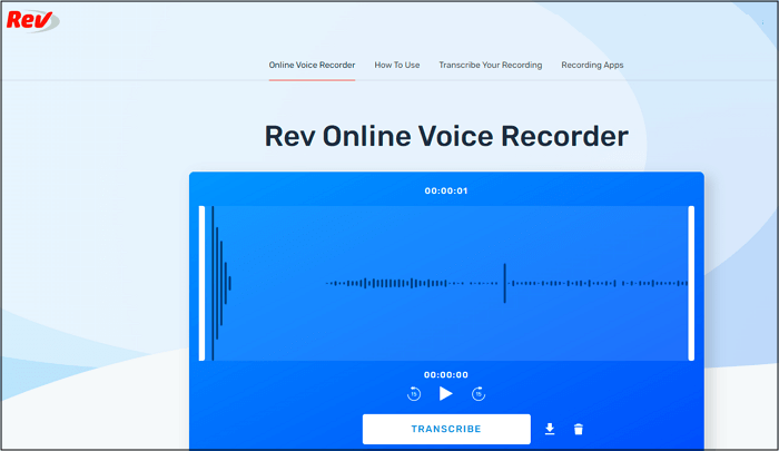 Rev Online Voice Recorder