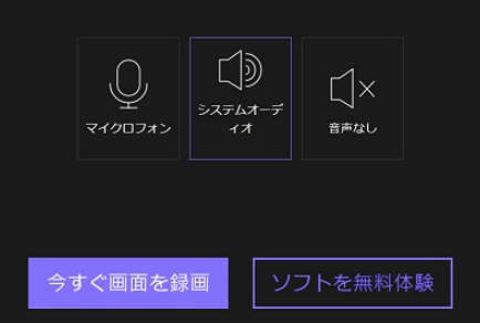 「今すぐ画面を録画」をクリックし、録画を開始する