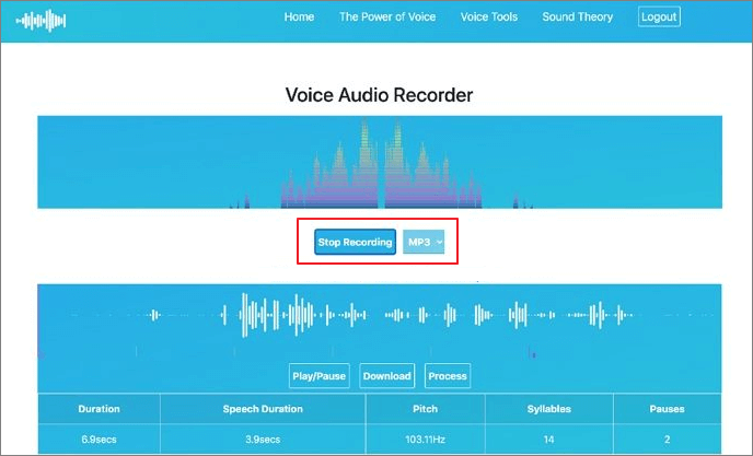 Voice Coach Online Voice Recorder
