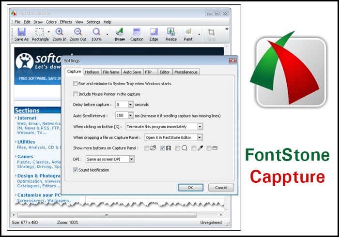 faststone capture スクリーンレコーダー
