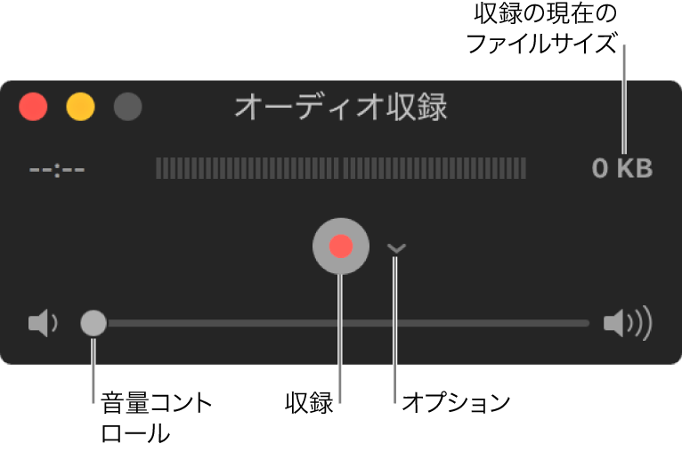 macで録音する